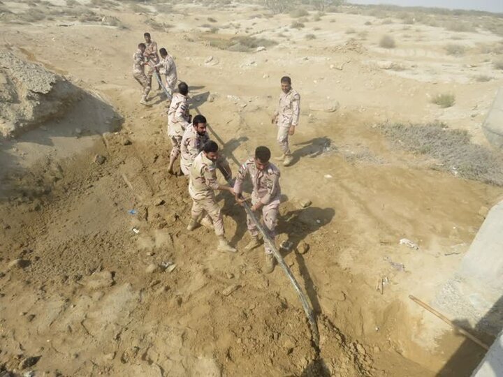 کشف و انهدام خط لوله قاچاق سوخت توسط مرزبانی هرمزگان