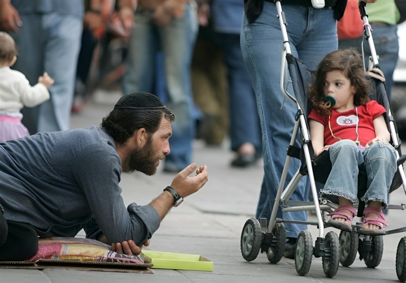موسسه بیمه اسرائیل: 2 میلیون صهیونیست زیر خط فقر زندگی می‌کنند