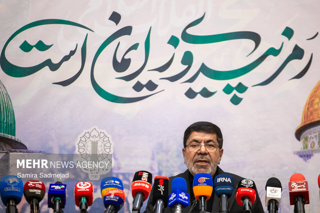 نشست خبری رئیس ستاد مرکزی روز جهانی قدس