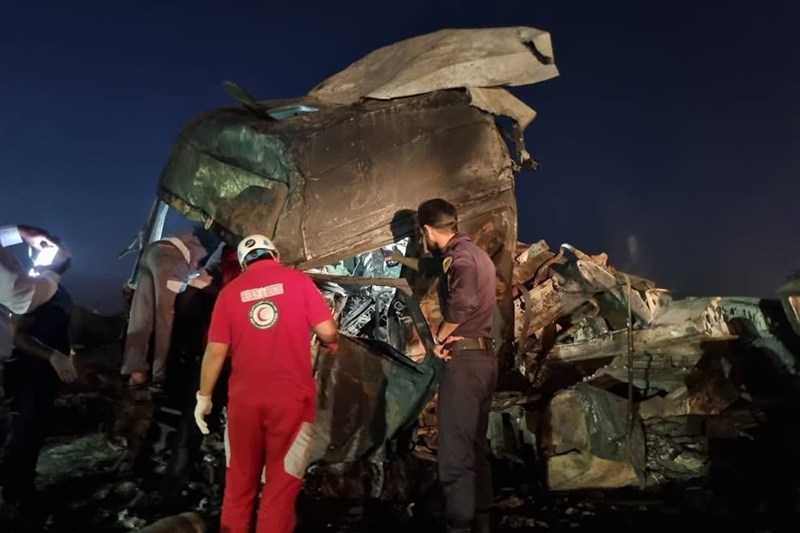 جان‌باختن 2 نوجوان در تصادف محور سیریک ـ جاسک