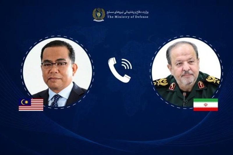 گفتگوی تلفنی سردار ابن الرضا با وزیر دفاع مالزی
