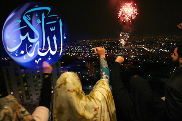 طنین الله اکبر در سراسر ایران همزمان با شب چهل و هفتمین سالگرد انقلاب