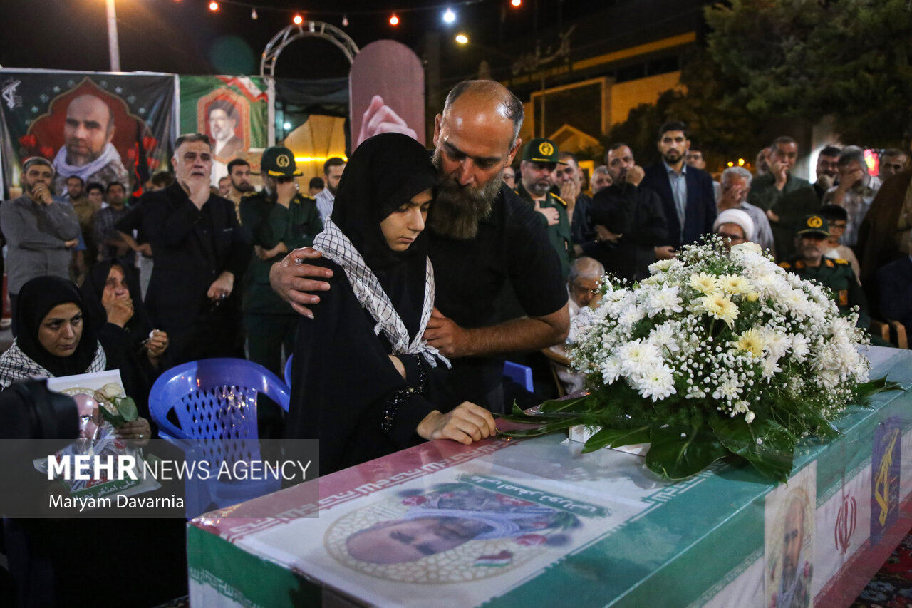 وداع با شهید مدافع وطن علی‌اصغر نورانی در بجنورد