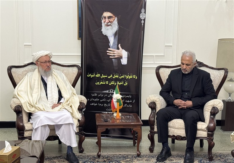 حضور مقامات طالبان در سفارت ایران برای تسلیت شهادت امام خامنه‌ای
