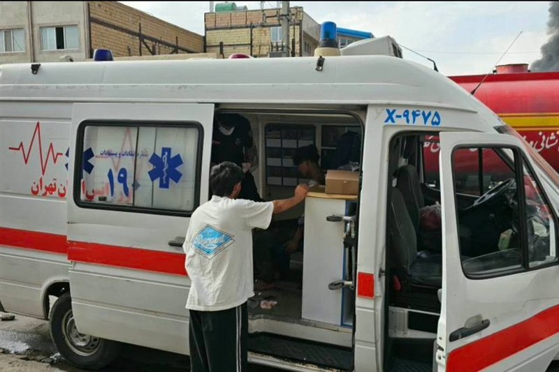 فوت یک نفر در حادثه حریق شهرک نصیرآباد
