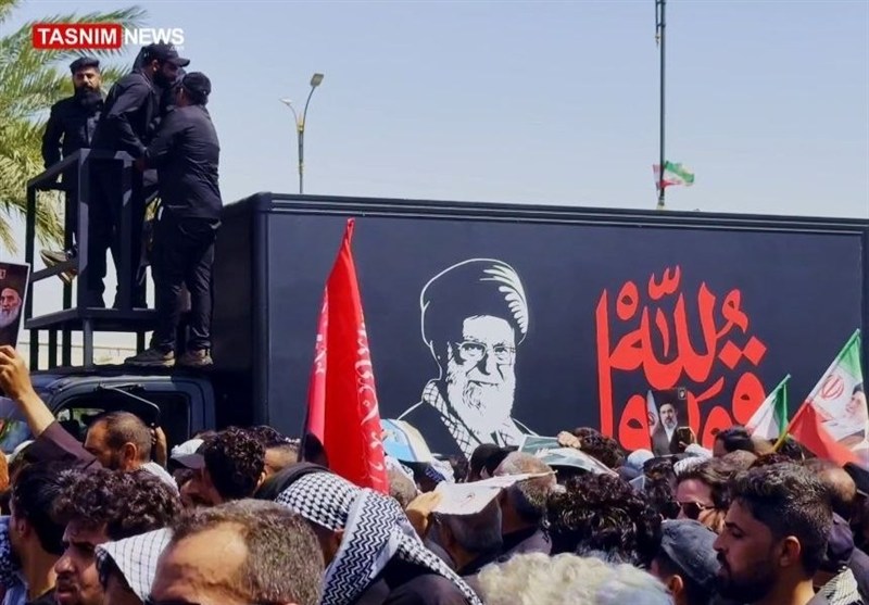 وداع اهالی نجف با رهبر شهید: درود بر تو ای فخر شیعه
