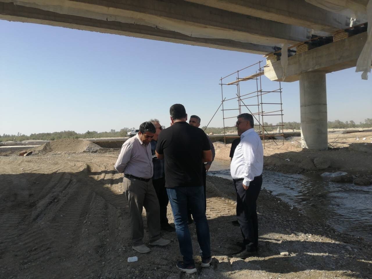 آخرین وضعیت اجرایی پل آبنما کنخ بررسی شد