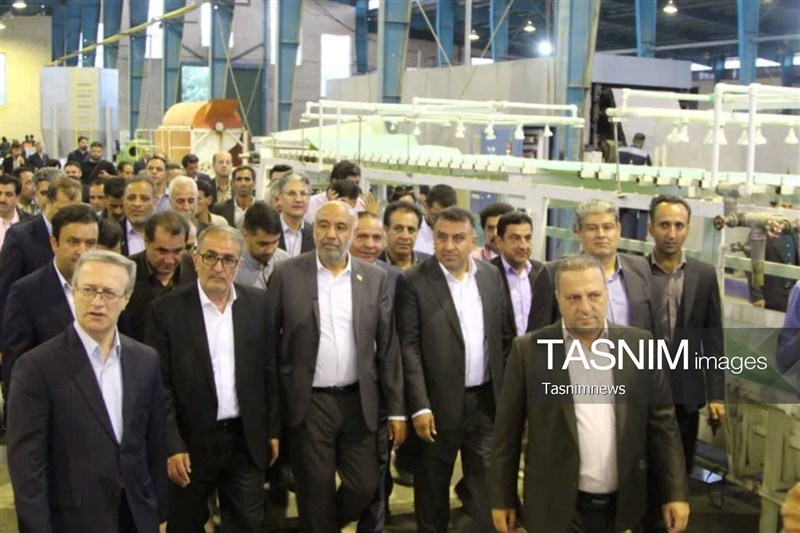 افتتاح کارخانه خمیر کاغذ بویراحمد با ظرفیت تولید 3 هزار تن+تصاویر
