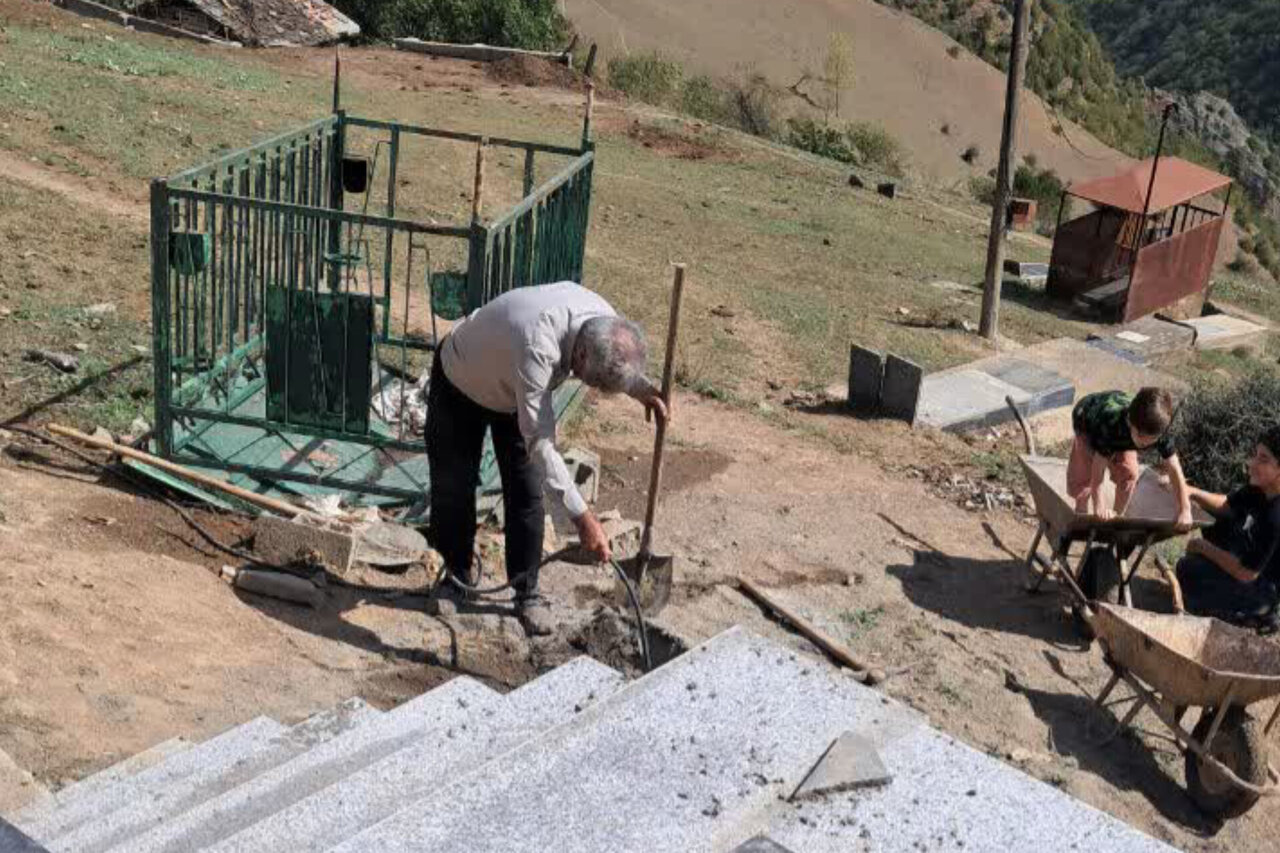 رزمایش جهادی در روستای سماء کجور برگزار شد