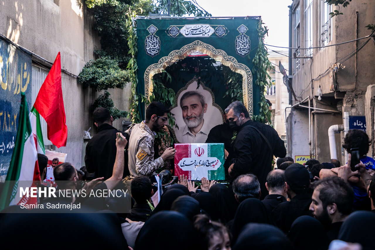 تشییع پیکر شهید «مصباح الهدی باقری»