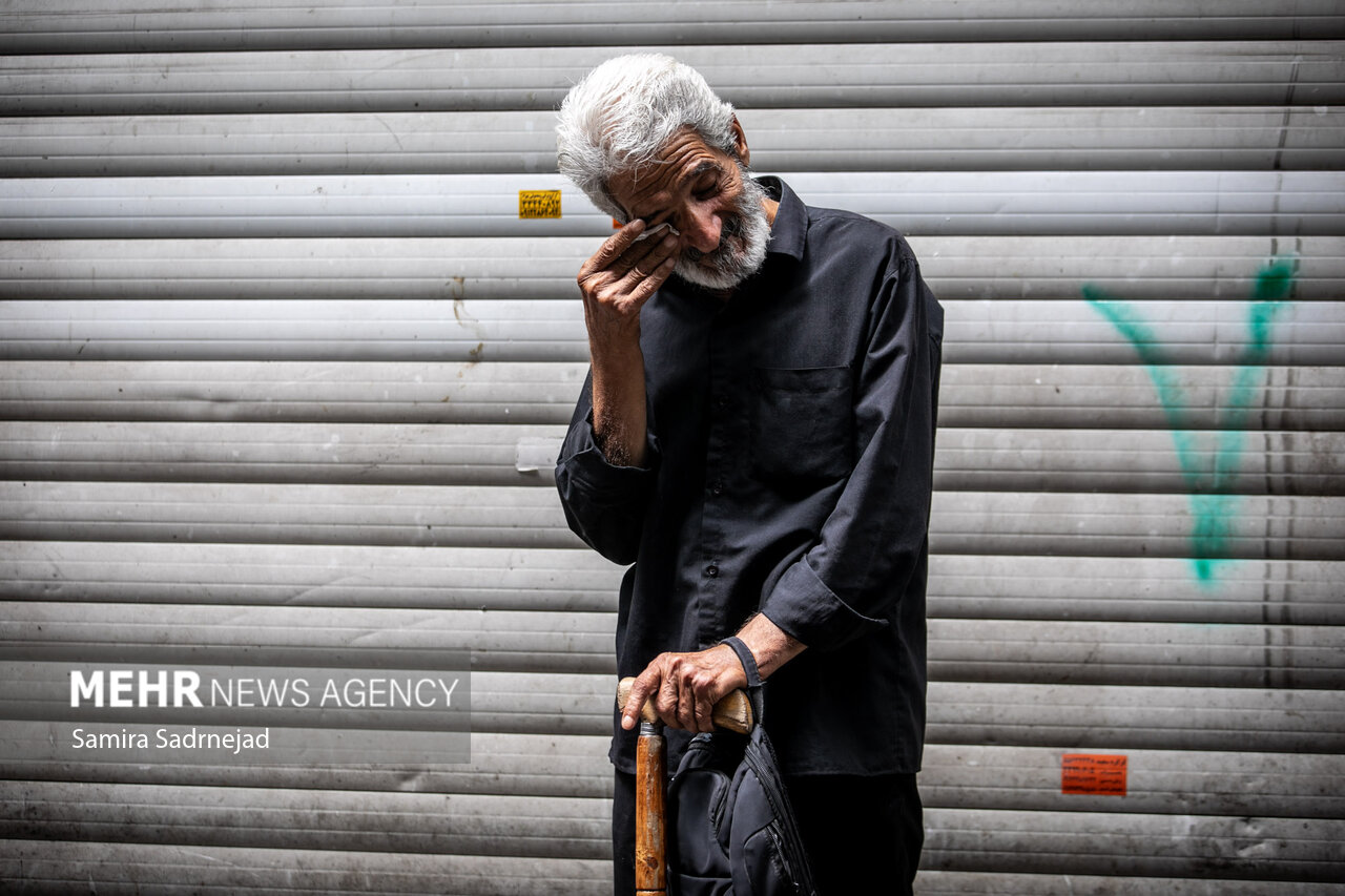 عزاداری ۲۸ صفر در بازار تهران