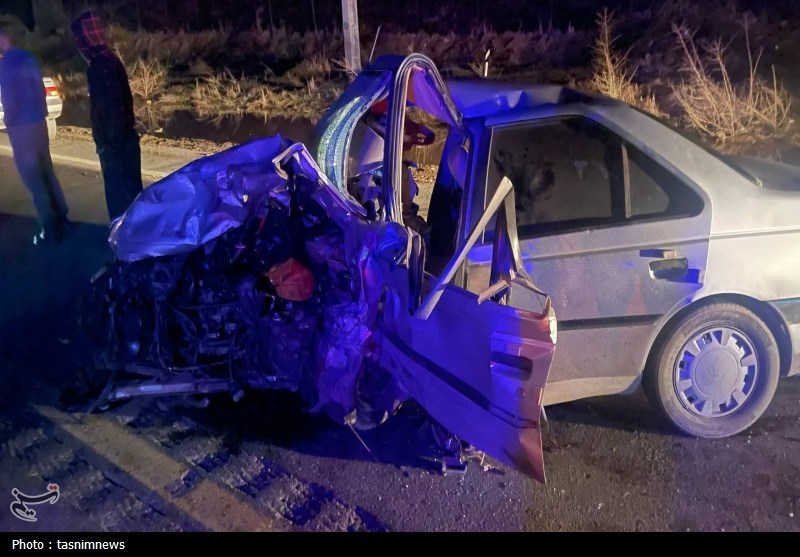 تصادف مرگبار پژو 405 و پژو پارس در محور باشماق مریوان+تصاویر