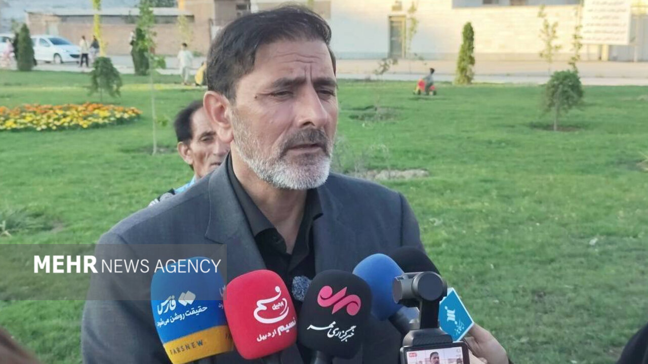 افتتاح پارک بعثت و ۳ پروژه عمرانی در اردبیل
