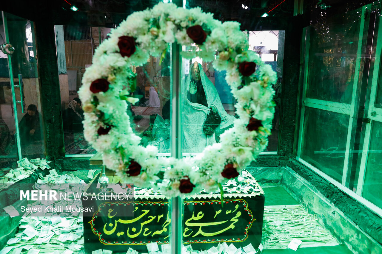 حضور تولیت آستان علوی در آستان امامزاده محمدبن موسی الکاظم دزفول
