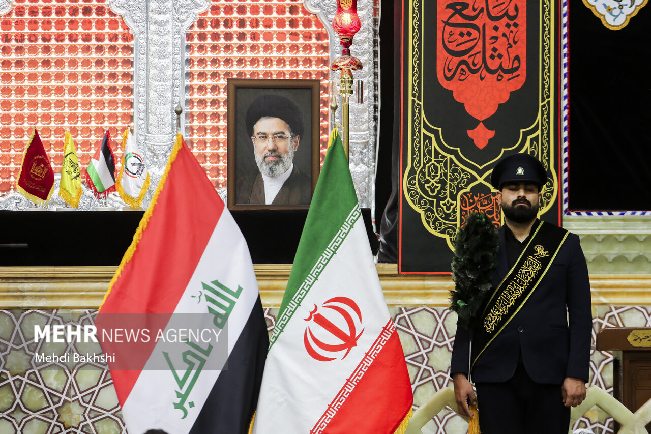 مراسم گرامیداشت رهبر شهید از سوی عتبه حسینیه در قم
