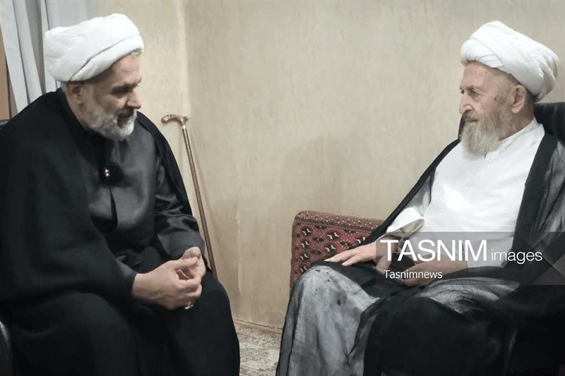 رئیس سازمان بسیج مستضعفین با آیت‌الله سبحانی دیدار کرد
