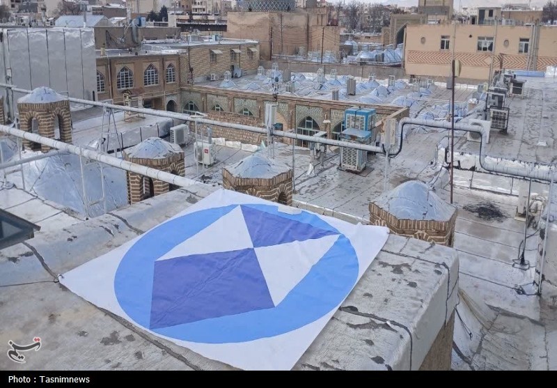 نصب نشان بین‌المللی «سپر آبی» در بناهای تاریخی زنجان