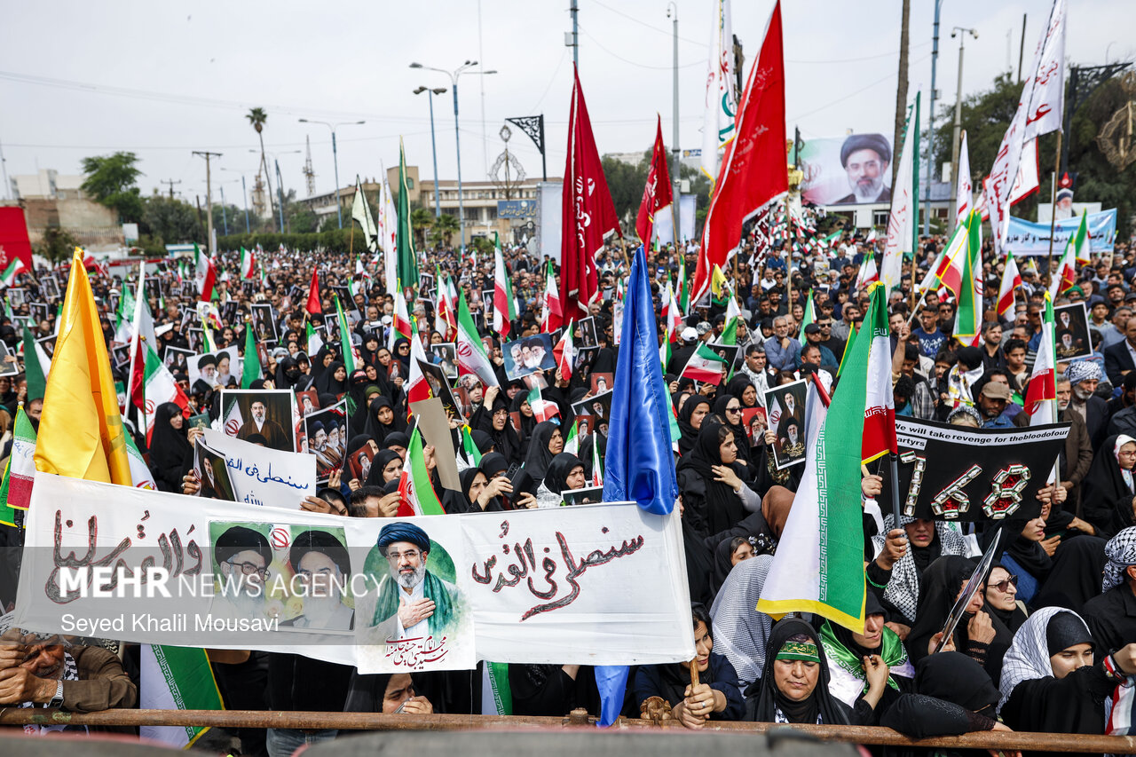 راهپیمایی روز قدس در اهواز
