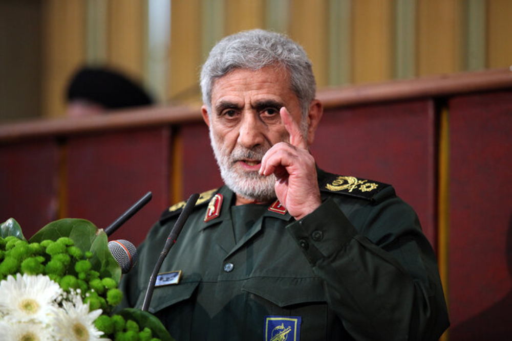 پیام سردار قاآنی خطاب به فرماندهان و رهبران جبهه مقاومت