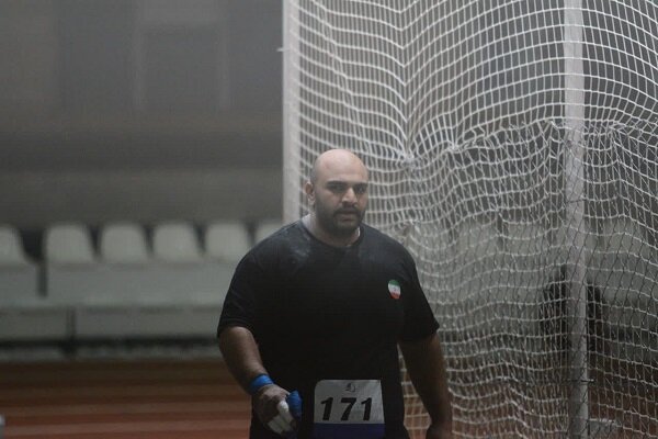 مقام چهارمی حسن عجمی در فینال پرتاب وزنه قهرمانی آسیا