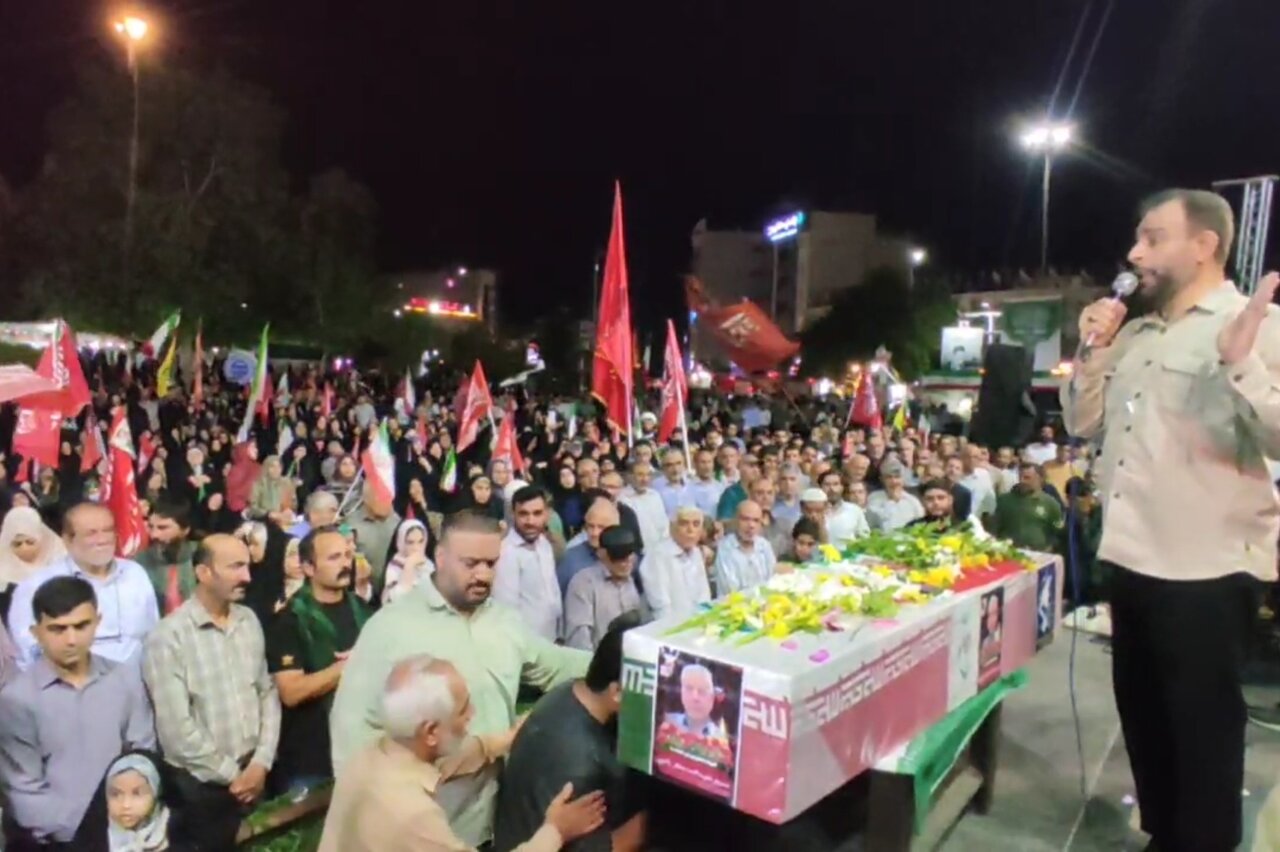 مراسم وداع با شهید محمدجعفر رادبوی