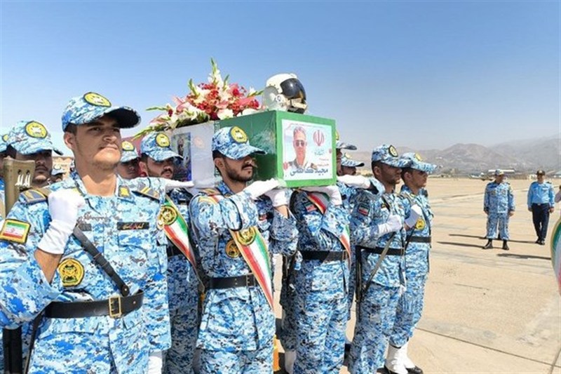 پیکر شهید خلبان مجید کاظمی به میهن بازگشت