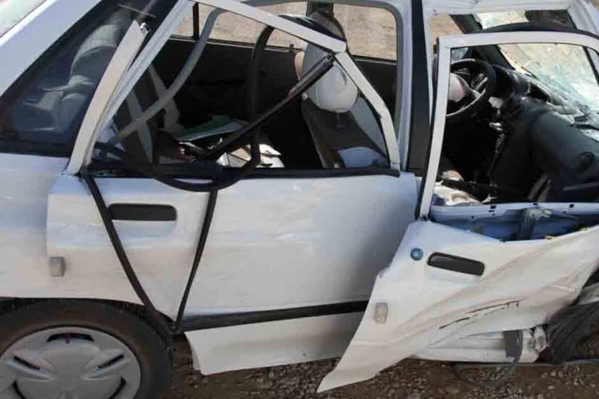 سقوط پراید از پل در میامی با ۲ مصدوم؛ امدادرسانی فوری هلال احمر