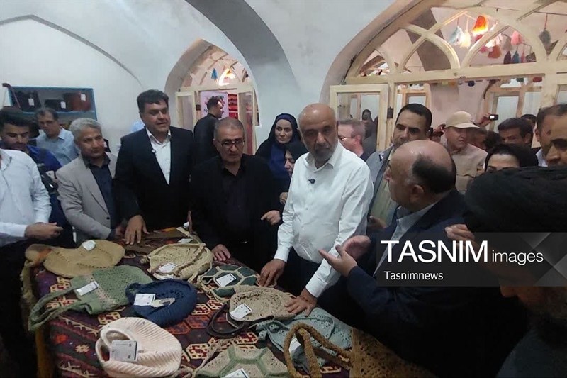 بازارچه صنایع‌دستی دهدشت افتتاح شد+تصاویر