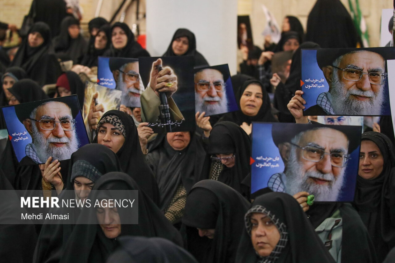 مجلس سوگ و عزای رهبر شهید انقلاب در زنجان