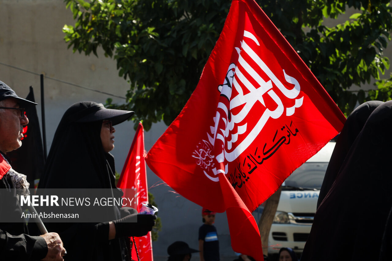 مراسم جاماندگان اربعین حسینی در اسلامشهر برگزار شد
