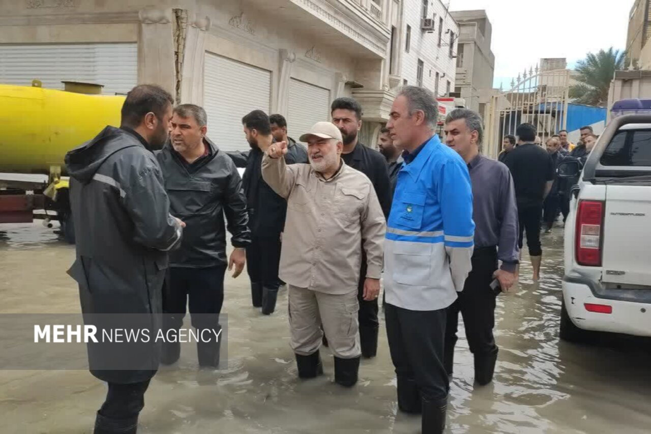 پرداخت خسارات سیلاب در ۳ شهر خوزستان با فوریت انجام می‌شود