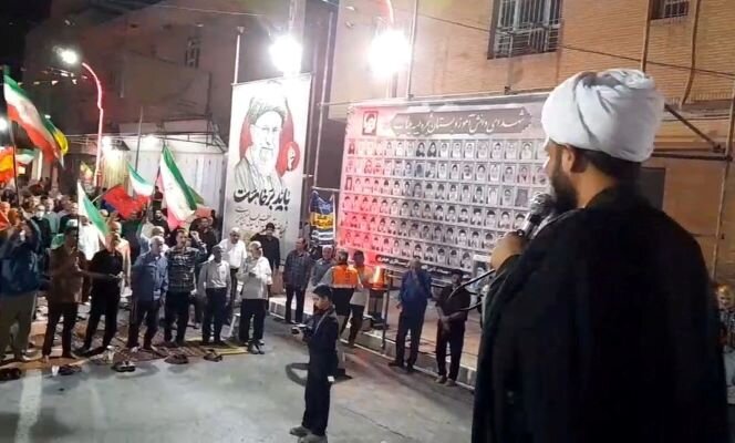 تجمع حماسی مردم خورموج در حمایت از انقلاب اسلامی