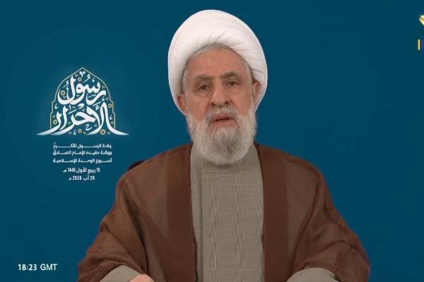 شیخ نعیم قاسم: امام شهید با اتکا به وحدت عملی،مسأله فلسطین را احیا کرد
