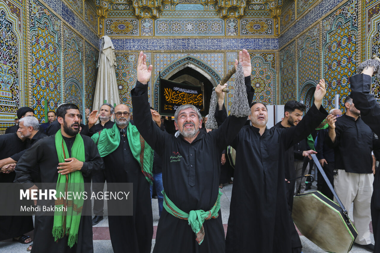 گزارش خبرنگار مهر از عزاداری رحلت حضرت معصومه(س) در قم