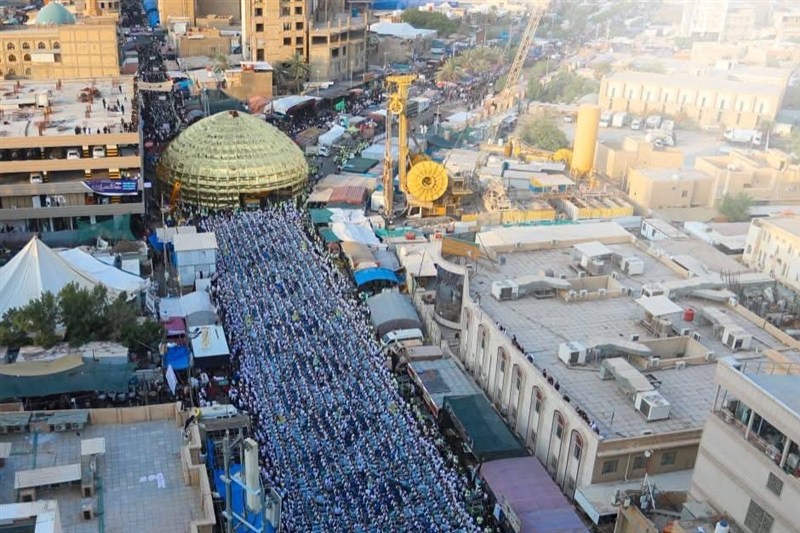 دلدادگان اهل بیت در بعلبک و کربلا؛ راهپیمایی اربعین نماد وحدت و مقاومت