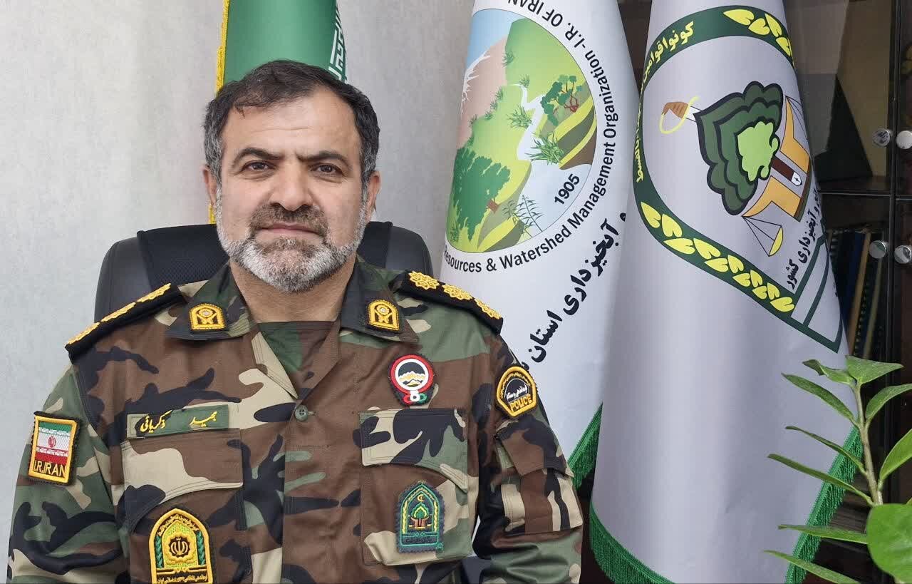 بدرقه پیکر سرهنگ «مجید ذکریایی» در مازندران