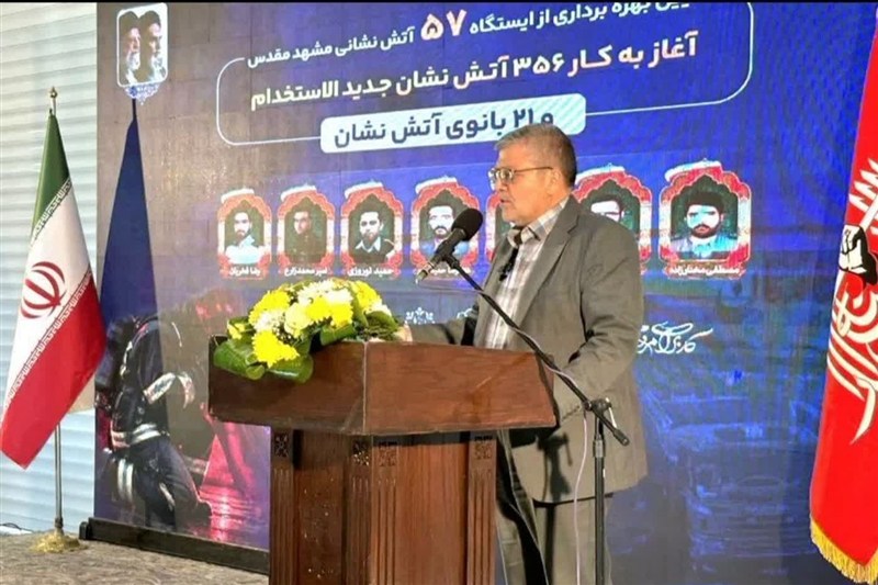 آغاز به کار 356 آتش‌نشان جدیدالاستخدام و 21 بانوی آتش‌نشان در مشهد