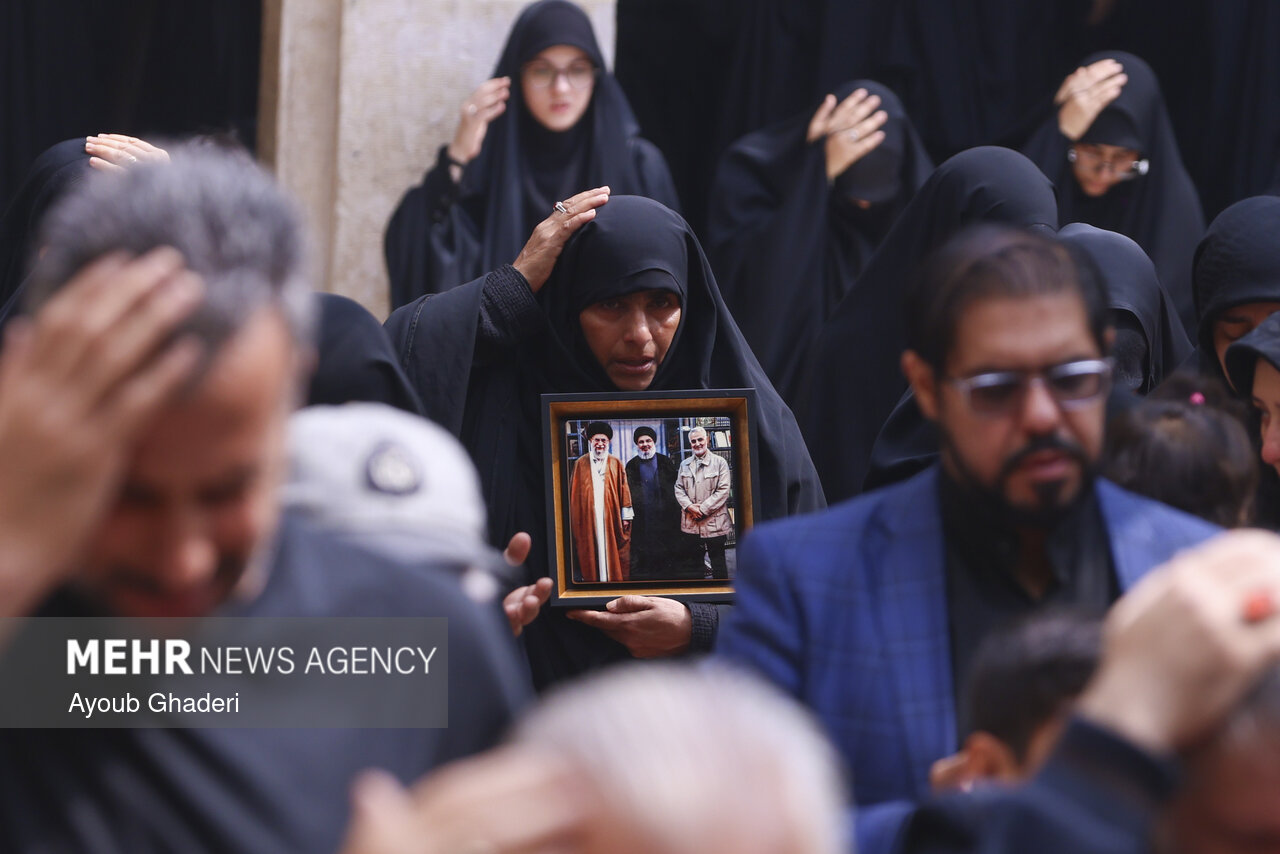 سوگواری شهادت رهبر معظم انقلاب در کیش