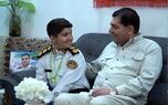 دیدار محمد مخبر با خانواده شهید شاهین شرفشاهی