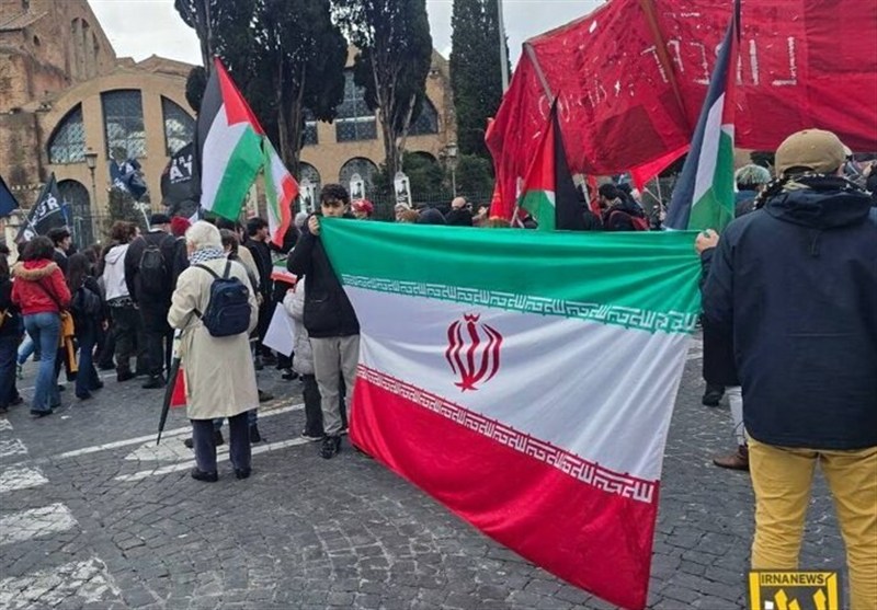 راهپیمایی حمایت از ایران در شهرهای اروپایی