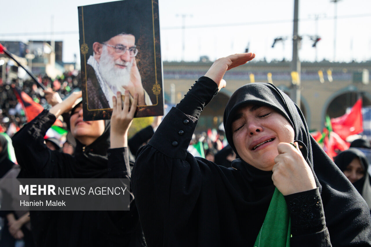 مراسم وداع با رهبر شهید انقلاب - ۲