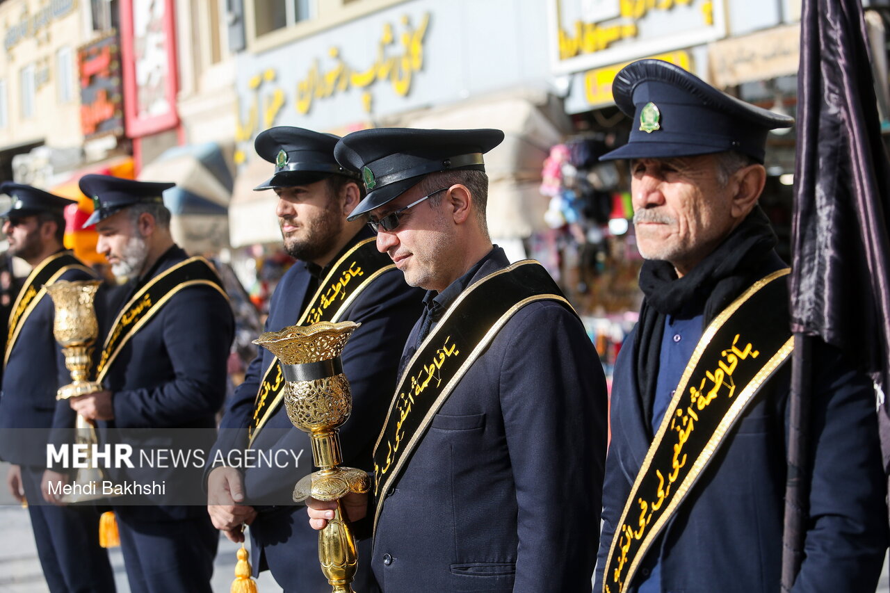 حضور خادمان رضوی پیام‌آور معنویت و برکت در شهرستان شادگان است