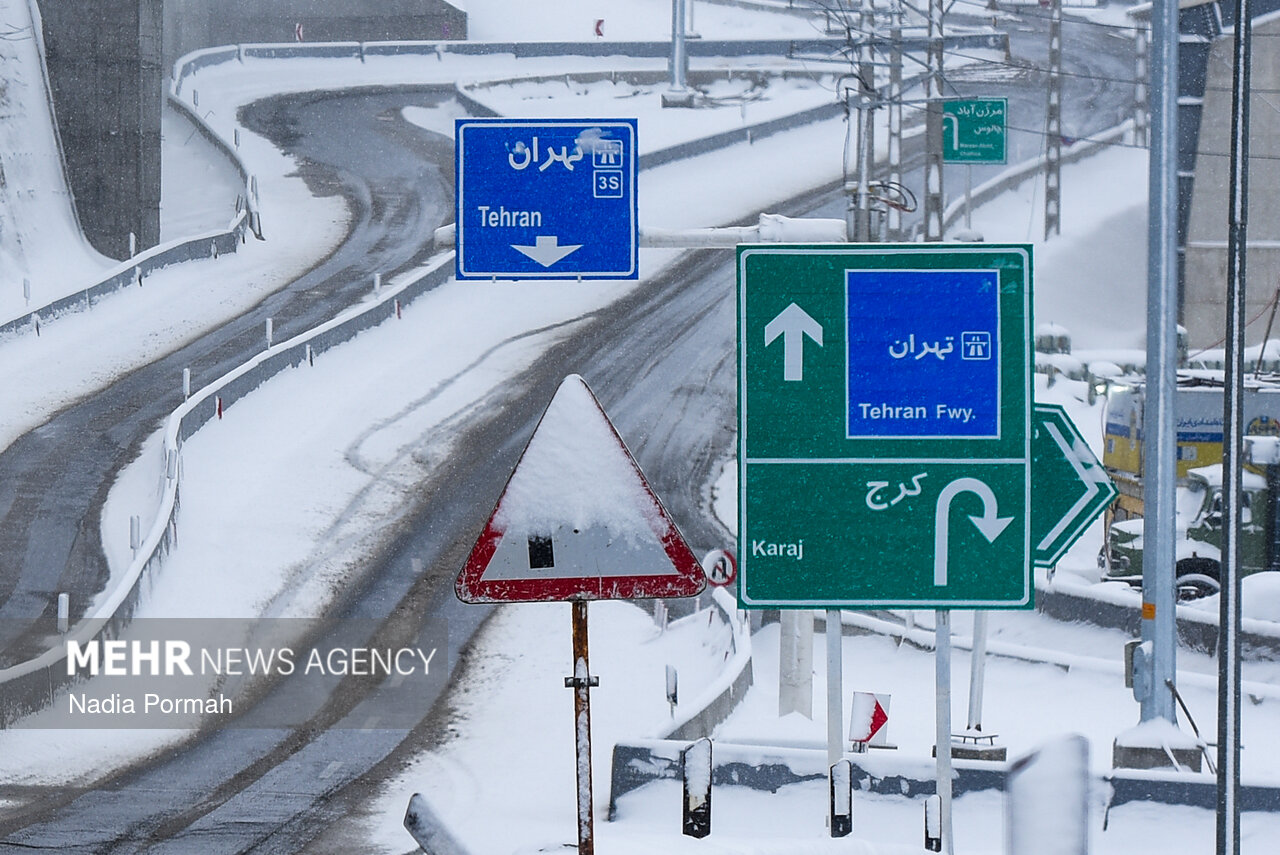 هشدار بارش شدید برف و کولاک در 5 استان؛ خطر لغزش و مسدود شدن جاده ها