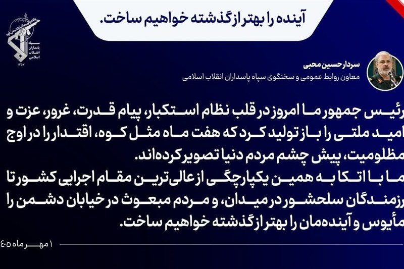 رئیس جمهور پیام اقتدار ملت ایران را در قلب نظام استکبار باز تولید کرد