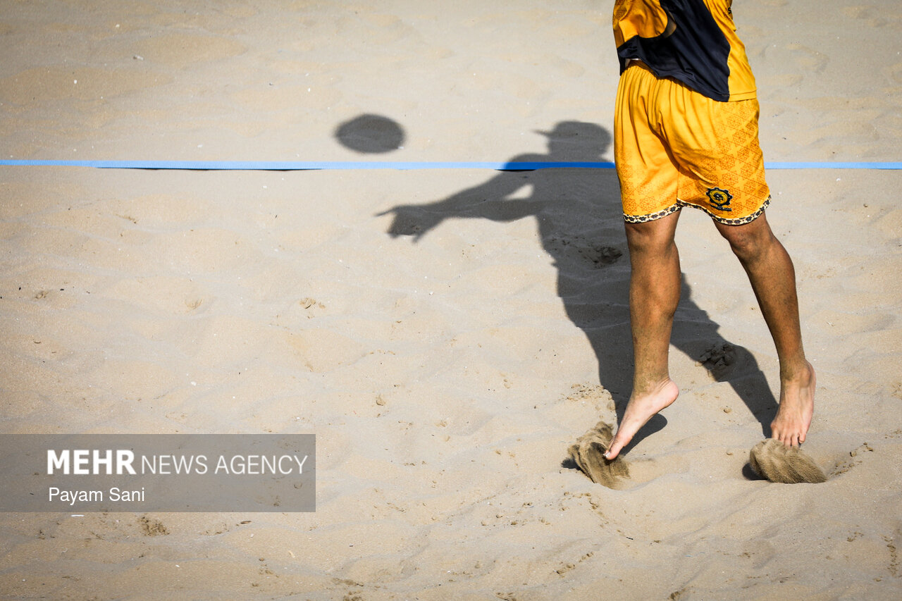 اولین روز از مرحله نهایی لیگ برتر والیبال ساحلی