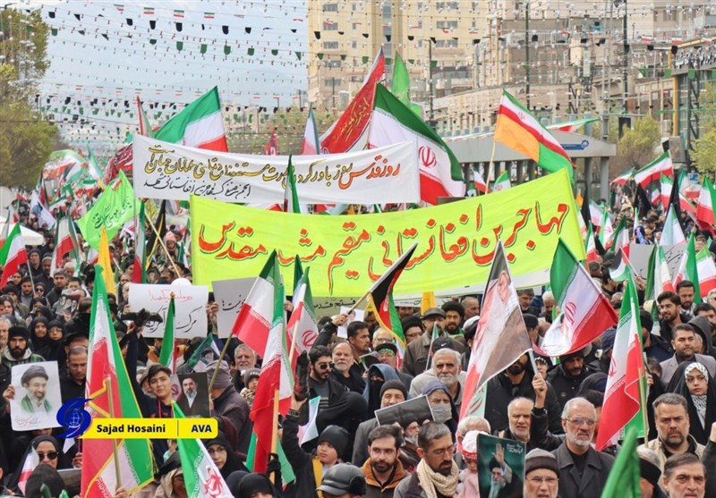 خروش مهاجران افغانستانی مقیم ایران در راهپیمایی روز قدس