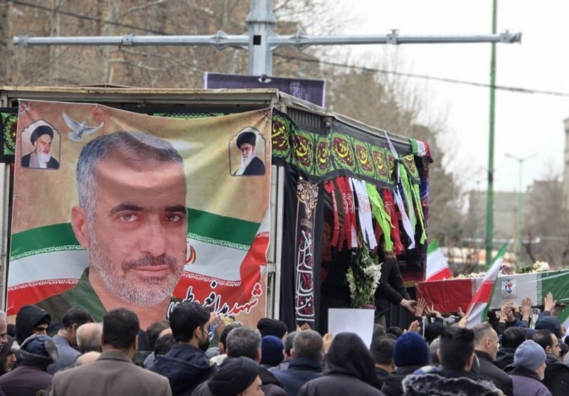 بدرقه باشکوه شهید مهدی جلالوند در شهریار+تصویر