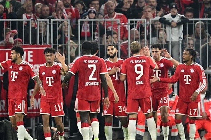 جشنواره گل بایرن مونیخ مقابل لایپزیگ