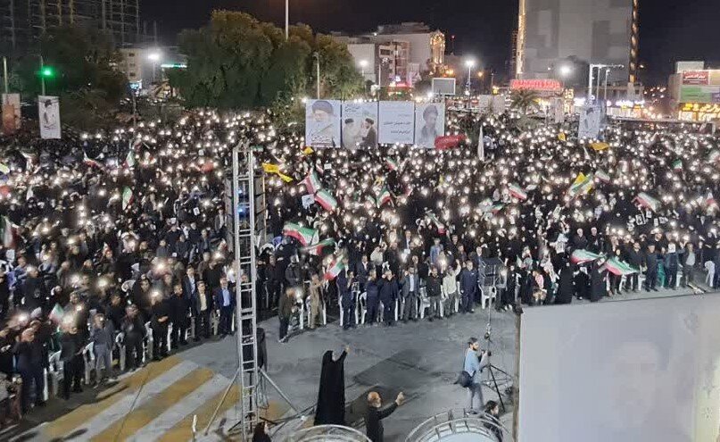 تجمع مردمی در بوشهر