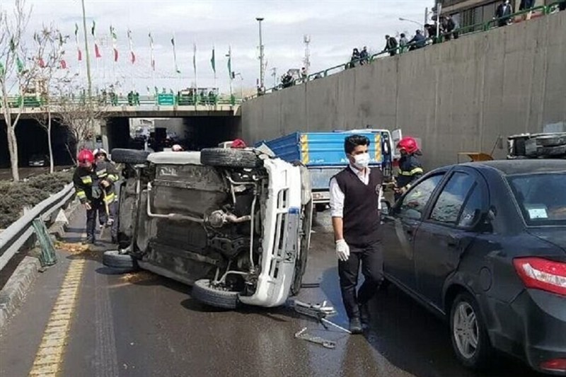 کاهش 17 درصدی تصادفات فوتی تهران در نیمه نخست 1405